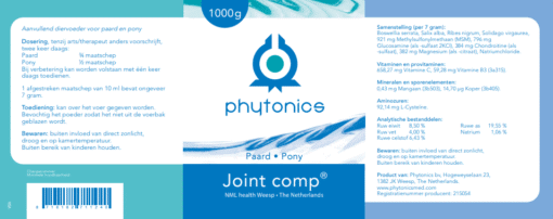 Etiket joint comp 1000