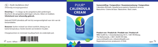 PUUR Calendula cream 400g EAN 8718182710441