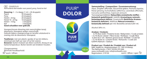 PUUR Dolor 100ml PP EAN 8718182710625
