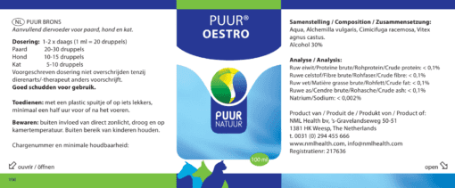 PUUR Oestro 100ml EAN 8718182710045