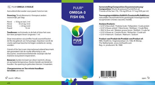 PUUR Omega 3 Fish Oil 475ml