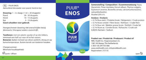 PUUR Os (Enos) 100ml EAN 8718182710786