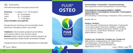 PUUR Osteo 50ml EAN 8718182710793