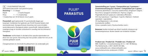 PUUR Parasiet balans 450g PP EAN 8718182710953