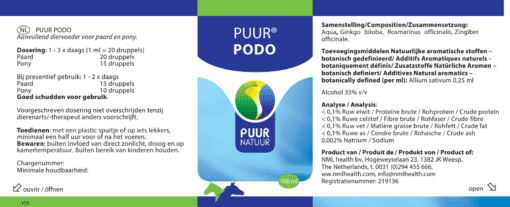 PUUR Podo 100ml EAN 8718182710359