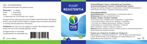 PUUR Resistentia 300g PP EAN 8718182710564