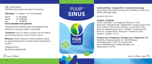 PUUR Sinus 50ml EAN 8718182710670