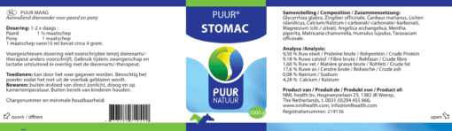 PUUR Stomac 1000g EAN 8718182710540