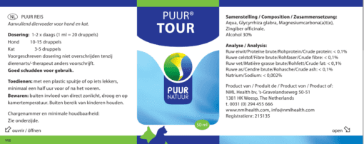 PUUR Tour 50ml EAN 8718182710274