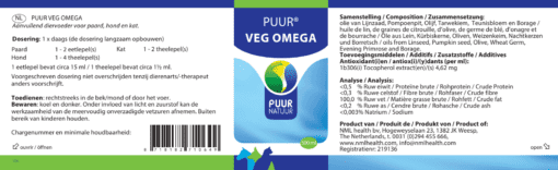 PUUR Veg Omega 500ml EAN 8718182710649